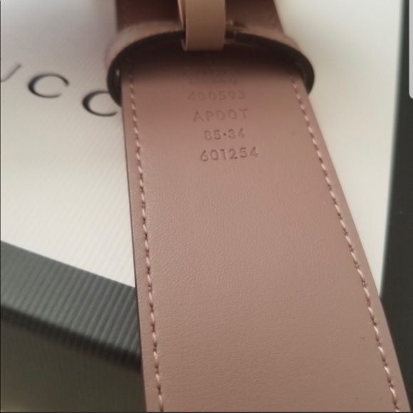 GUCCI DUSTY PINK BRASSBELT - Picture 2 of 2